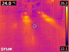 Infrared Image of floors